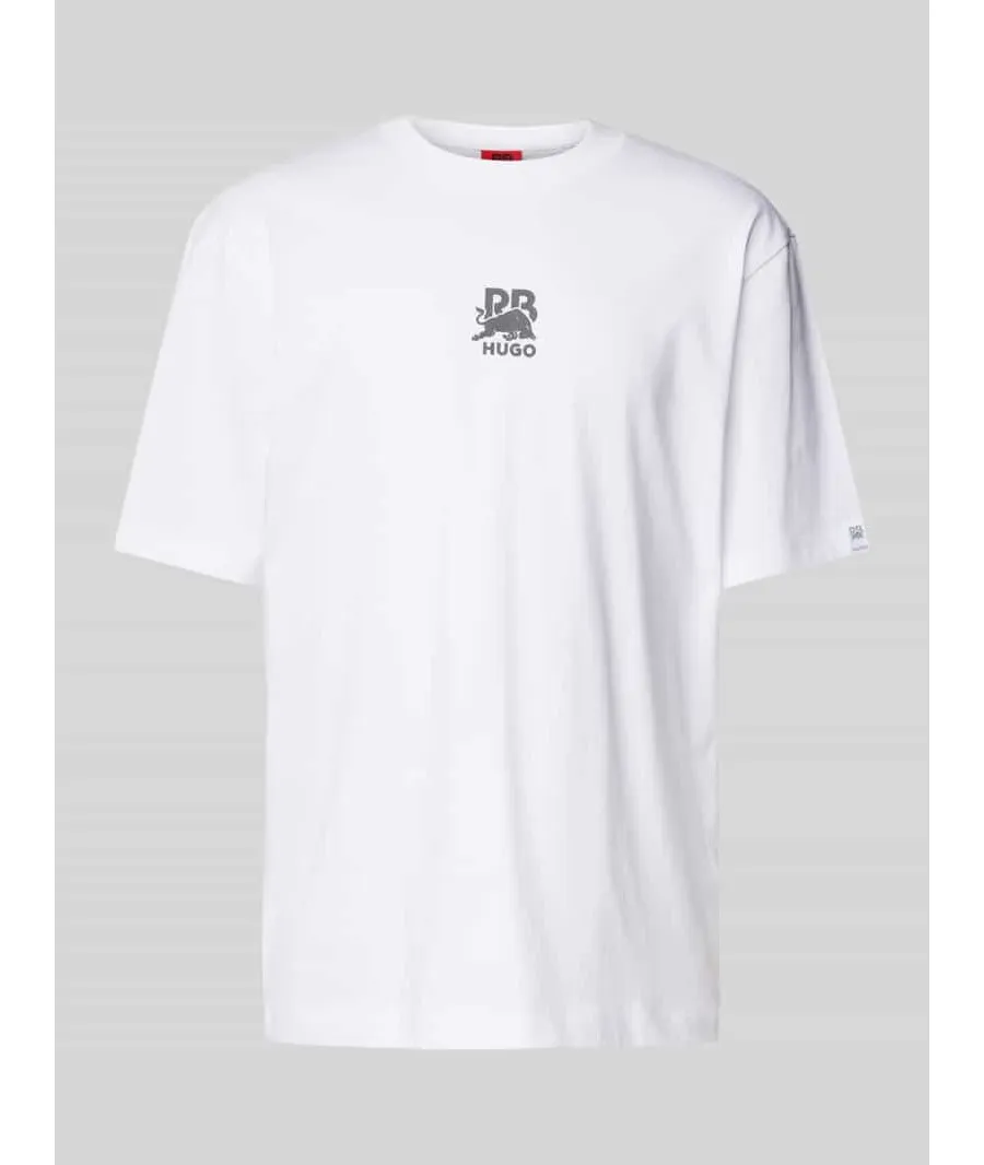 obrazek 1 HUGO T-Shirt Deckies_RB 50542766 Biały Regular Fit