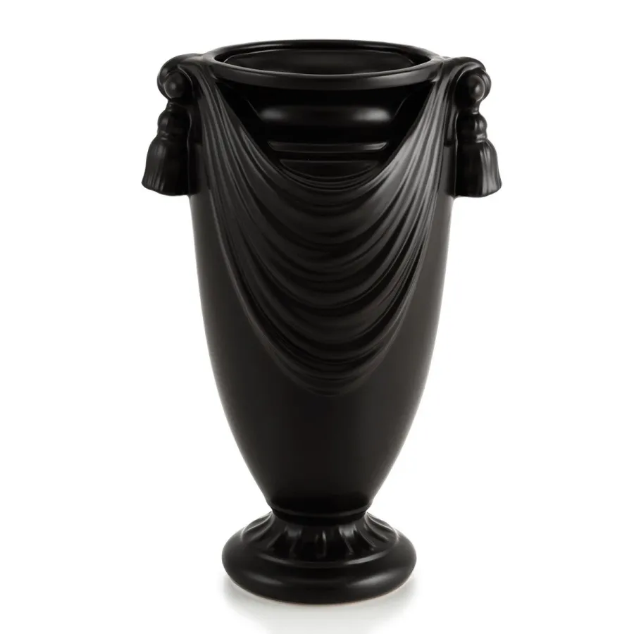obrazek 1 Czarny ceramiczny wazon z serwetą – Ahura