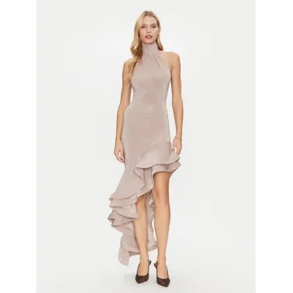 Zdjęcie Simona Corsellini Sukienka koktajlowa P25CEAB05701 Złoty Slim Fit