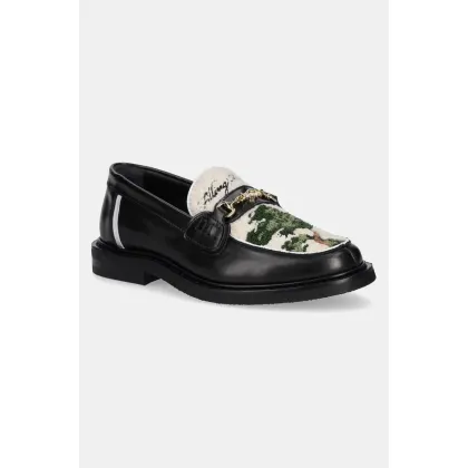 Zdjęcie Filling Pieces mokasyny Loafer Bonsai kolor czarny na płaskim obcasie 44260031861