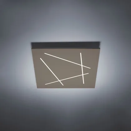 Zdjęcie Włoskie oświetlenie do domu - lampa sufitowa w kolorze piaskowym