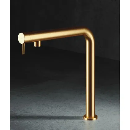 Zdjęcie Elitarne akcesorium do kuchni w postaci jednouchwytowej baterii ze stali nierdzewnej