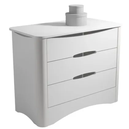 Zdjęcie Biała dziecięca komoda FUSION - Mathy by Bols