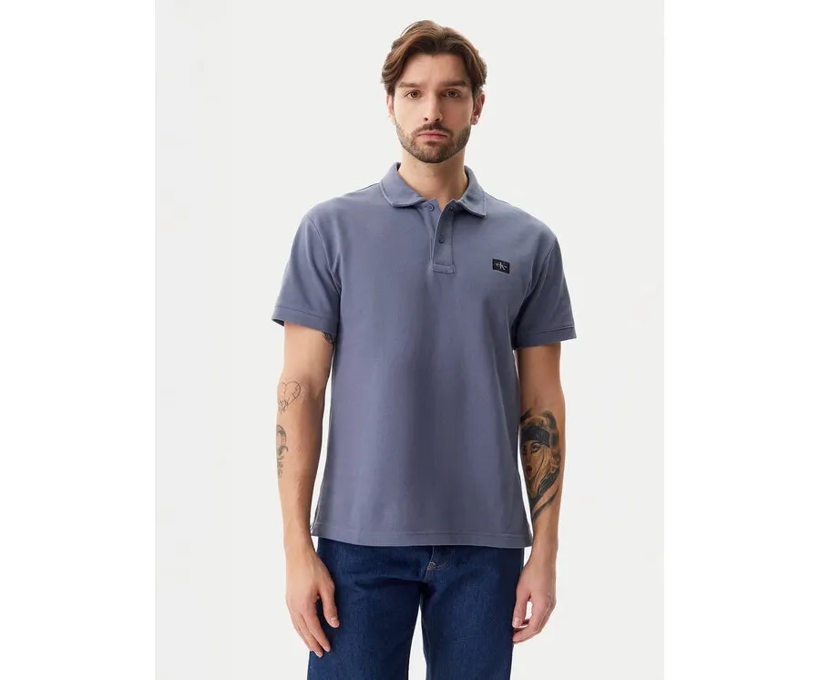 obrazek 1 Calvin Klein Jeans Polo J30J327040 Niebieski Regular Fit