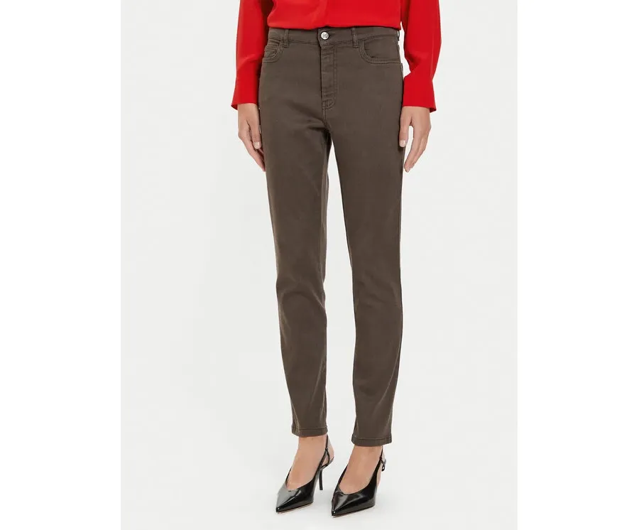 obrazek 1 Marella Jeansy Currier 2423136025 Brązowy Skinny Fit