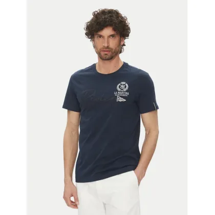 Zdjęcie La Martina T-Shirt Algernon MAR300 JS206 Granatowy Regular Fit