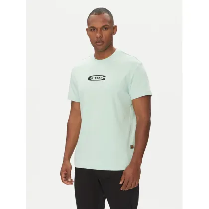 Zdjęcie G-Star Raw T-Shirt Old Skool D25967-C812 Zielony Regular Fit