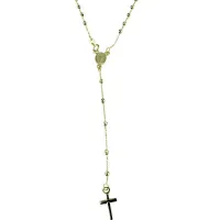 Picture Italian rosary chain cm.45 with faceted beads