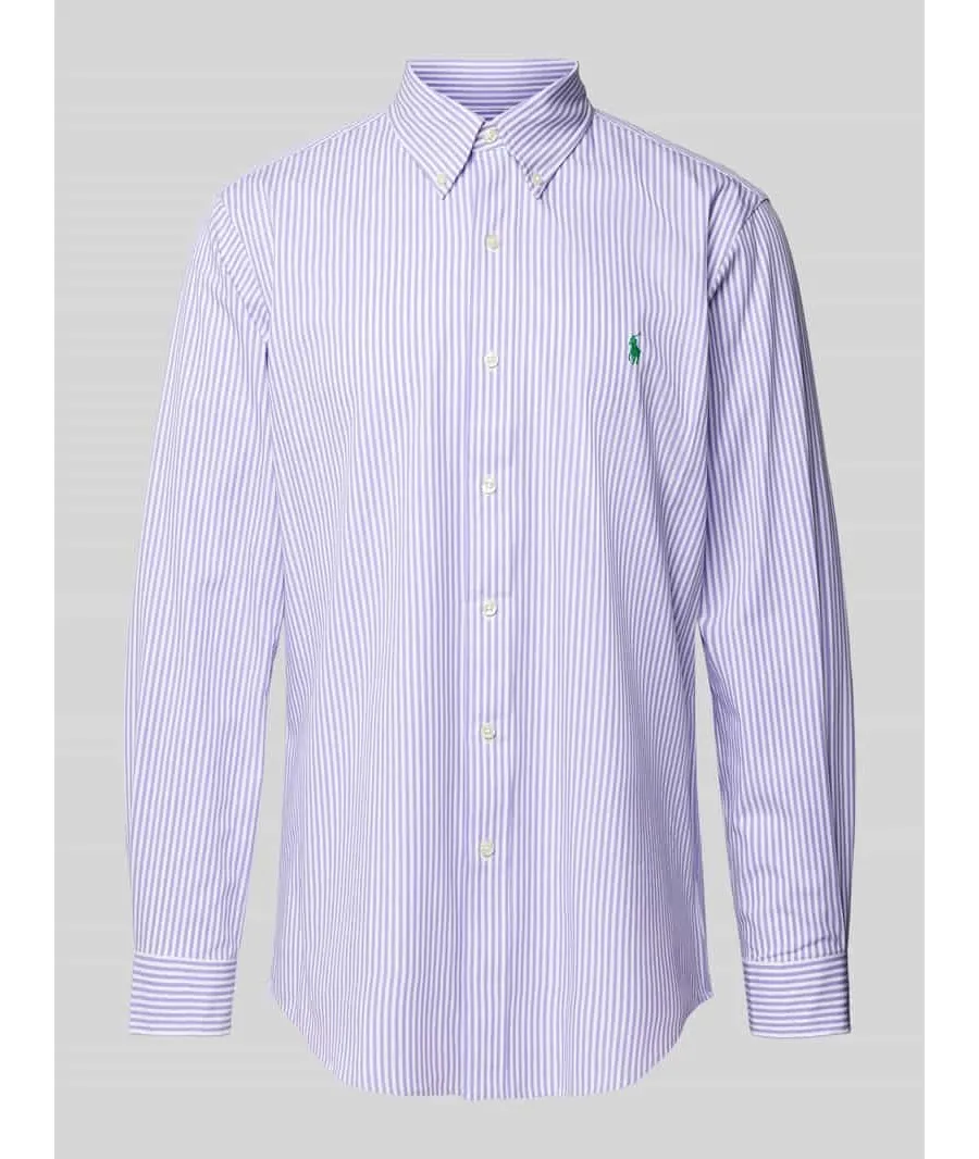 obrazek 1 Koszula casualowa o kroju slim fit z kołnierzykiem typu button down