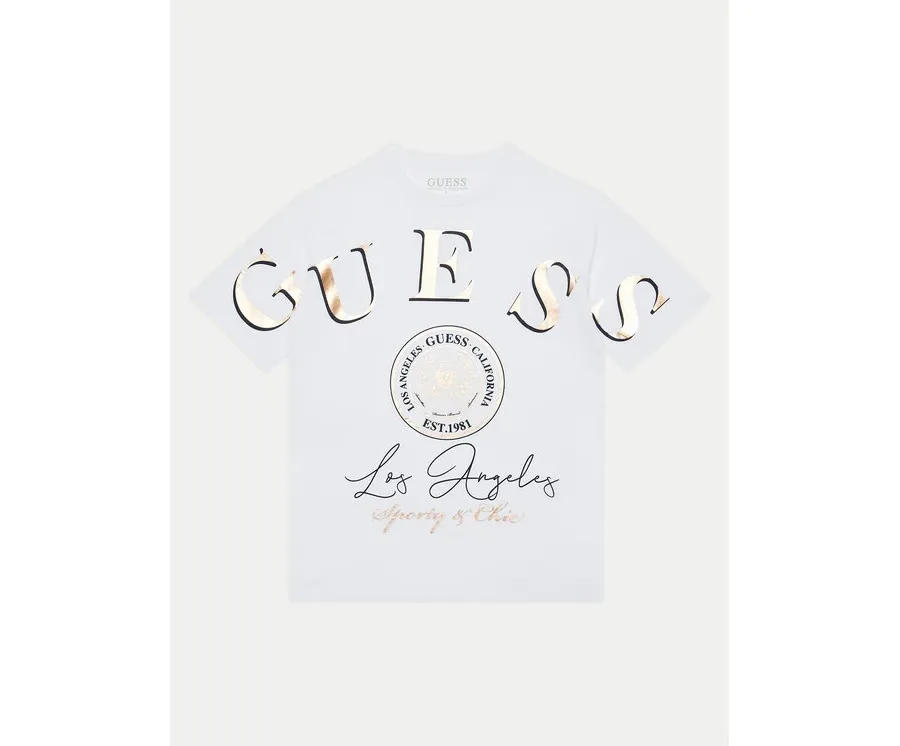 obrazek 1 Guess T-Shirt J5RI28 K8HM4 Biały Regular Fit