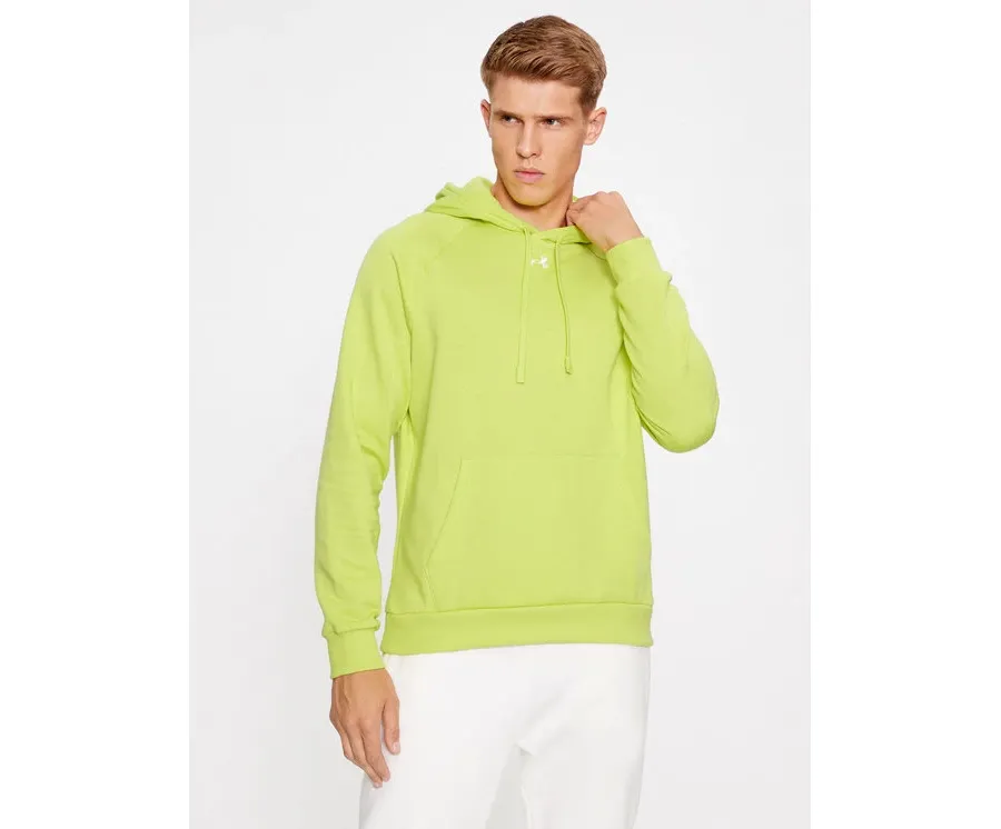 obrazek 1 Under Armour Bluza Ua Rival Fleece Hoodie 1379757 Żółty Loose Fit