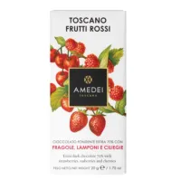 Picture Italian mini Frutti Rossi dark chocolate with fruit, 20g