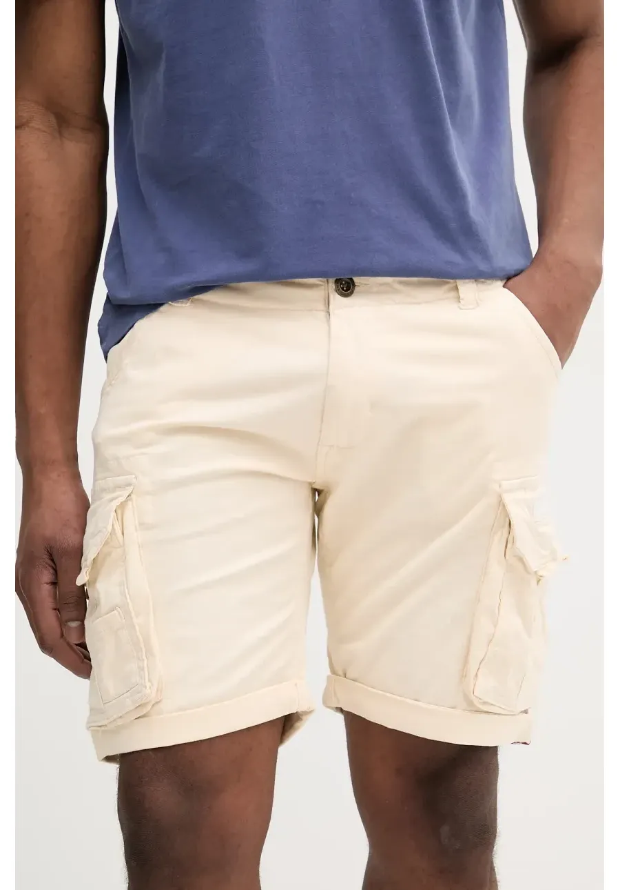 obrazek 1 Alpha Industries szorty bawełniane Crew Short kolor beżowy 176203.578-KREMOWY