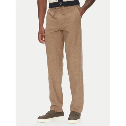 Zdjęcie Lindbergh Spodnie materiałowe 30-008023 Beżowy Relaxed Fit