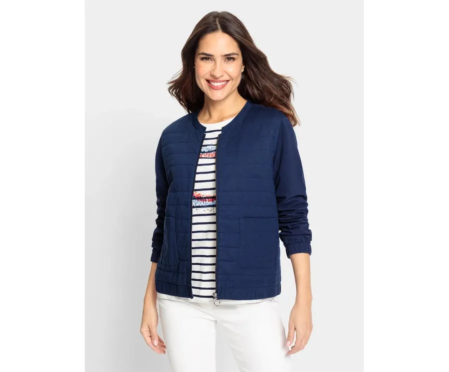 obrazek 1 Olsen Bluza 11201570 Granatowy Regular Fit