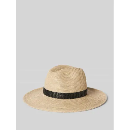 Zdjęcie Kapelusz słomiany z opaską model ‘Fedora’