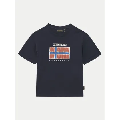 Zdjęcie Napapijri T-Shirt S-Sella NP0A4IGX S Granatowy Regular Fit