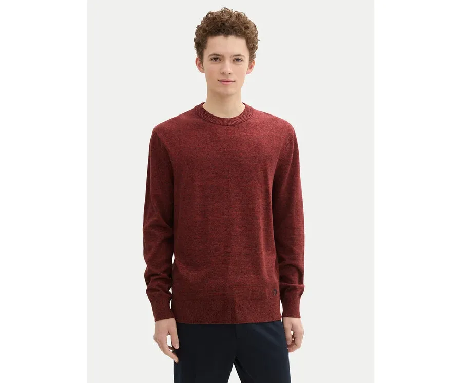 obrazek 1 Tom Tailor Denim Sweter 1042509 Czerwony Regular Fit
