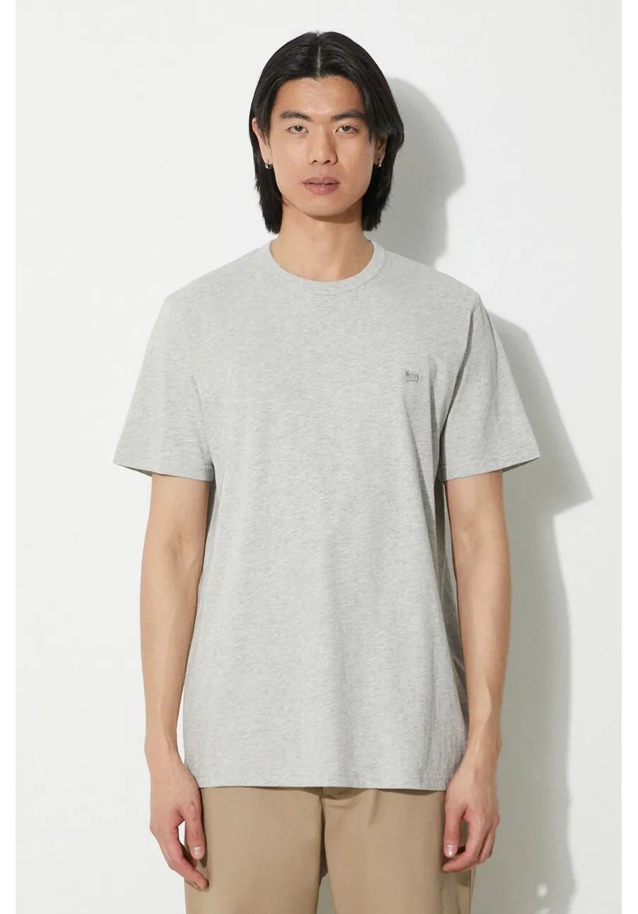 obrazek 1 Woolrich t-shirt bawełniany Sheep Tee męski kolor szary gładki CFWOTE0093MRUT2926