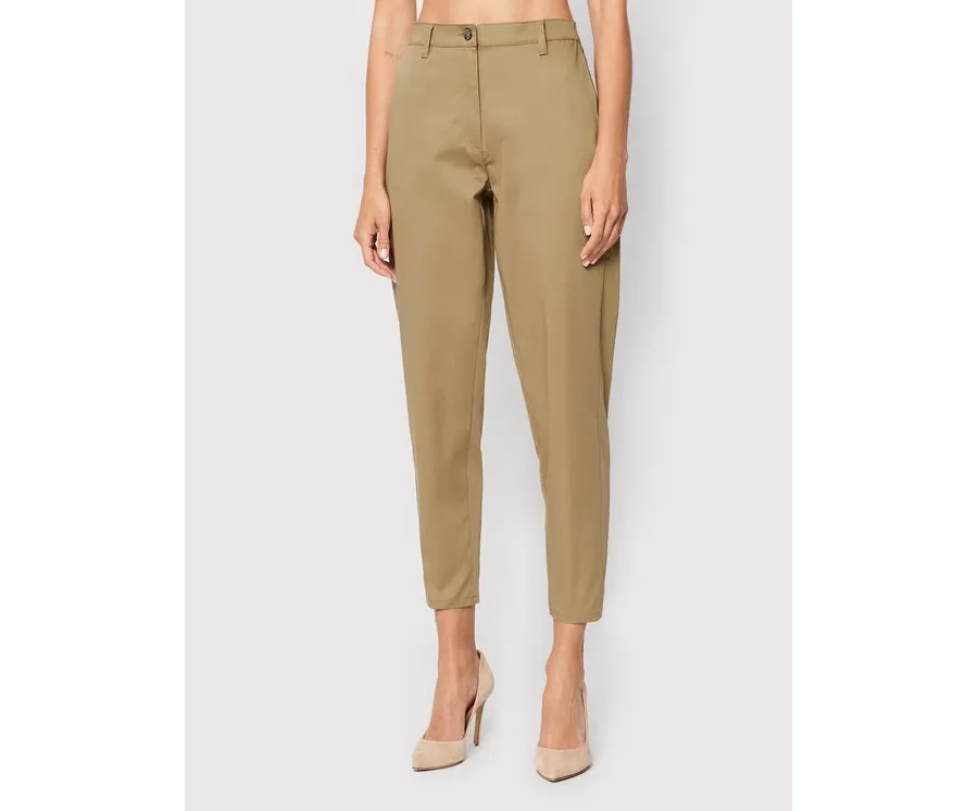 obrazek 1 Karen by Simonsen Spodnie materiałowe Dafina 10103971 Brązowy Regular Fit