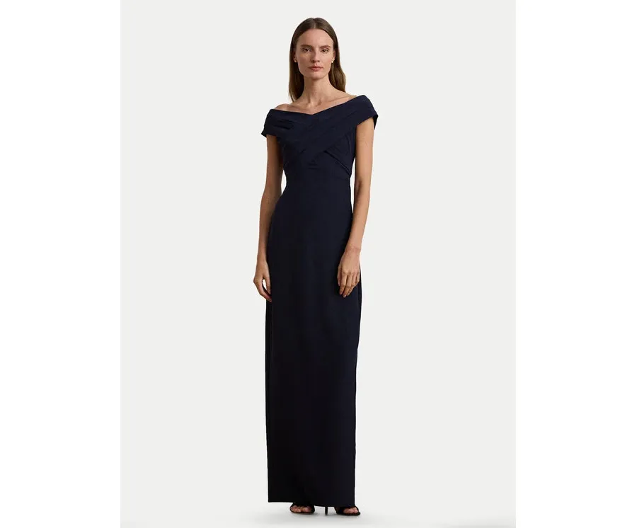 obrazek 1 LAUREN RALPH LAUREN Sukienka wieczorowa 253936391003 Granatowy Slim Fit