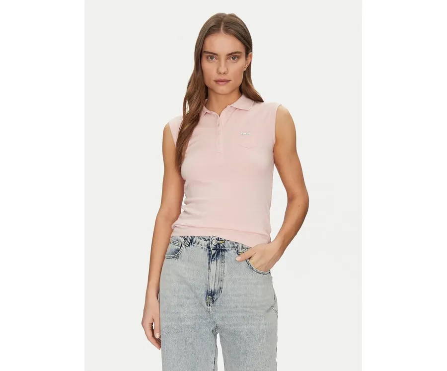 obrazek 1 Guess Jeans Polo W5GP24 KCYR1 Beżowy Regular Fit