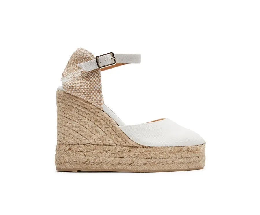 obrazek 1 Castañer Espadryle Carol/8Ed/001 020975 Biały