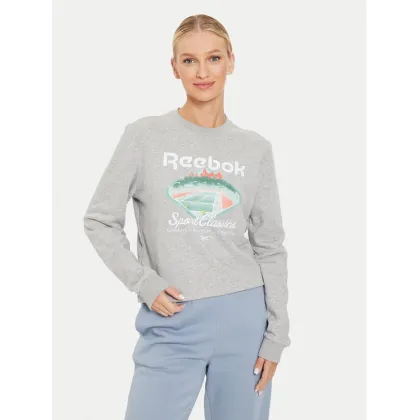 Zdjęcie Reebok Bluza Court Sport FT Craw 100076214 Szary Regular Fit