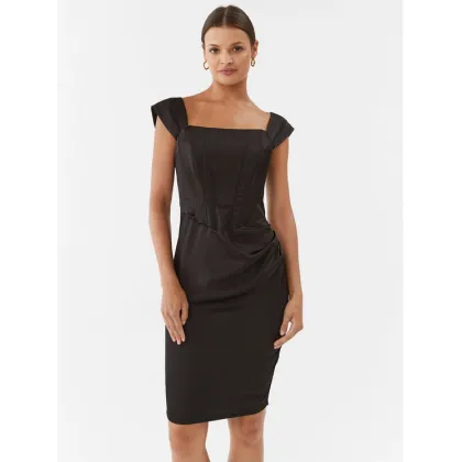 Zdjęcie Rinascimento Sukienka koktajlowa CFC0115251003 Czarny Slim Fit