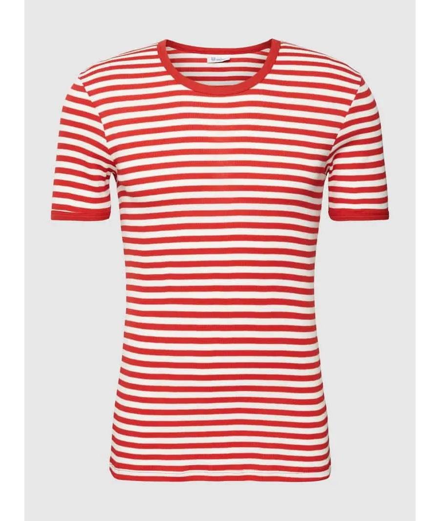 obrazek 1 T-shirt z prążkowaną fakturą model ‘Fried’