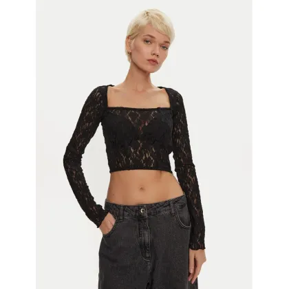 Zdjęcie ROTATE Bluzka Amalina 113069100 Czarny Slim Fit