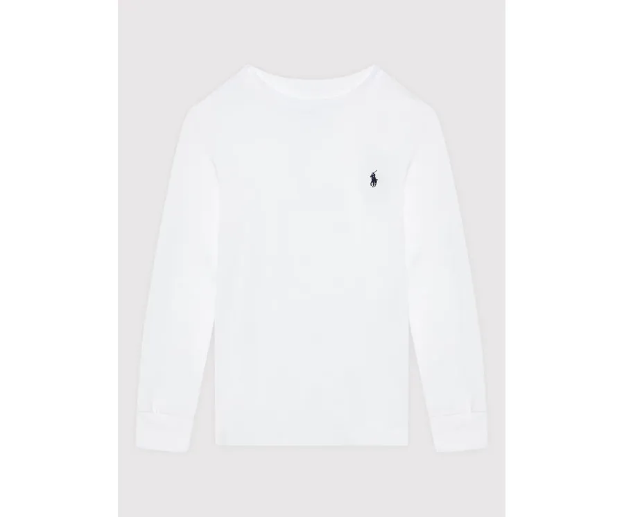 obrazek 1 Polo Ralph Lauren Bluzka Ls Cn 322843804004 Biały Regular Fit
