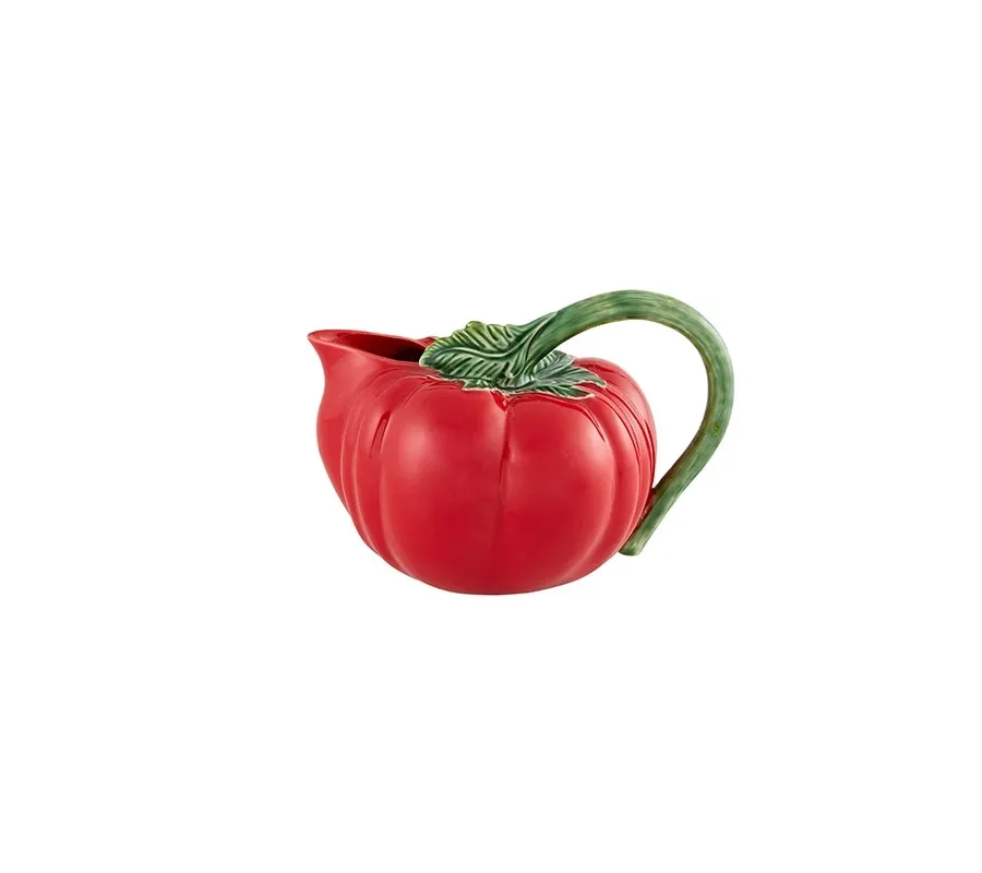 obrazek 1 Oryginalny dzbanek ceramiczny w kształcie pomidora - Bordallo Pinheiro