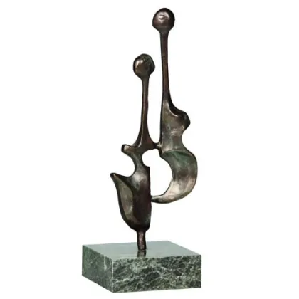 Zdjęcie Gustowna statuetka z brązu