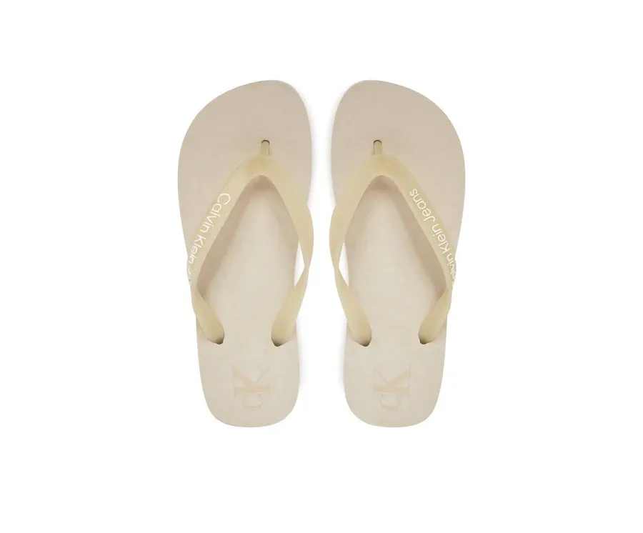 obrazek 1 Calvin Klein Jeans Japonki Beach Sandal Flatform Tpu YW0YW01830 Écru
