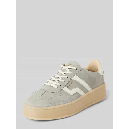 Zdjęcie Sneakersy ze skóry z detalem z logo model ‘CUZMANI’