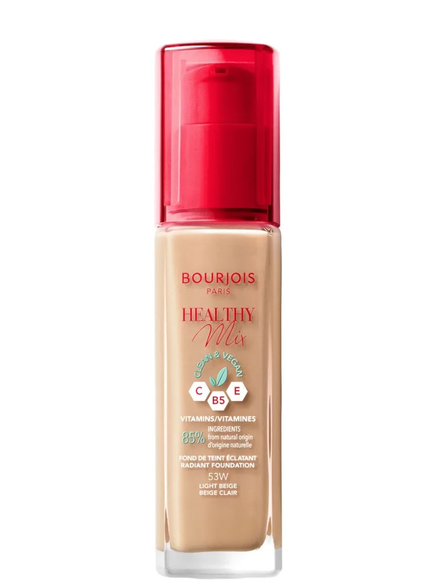 obrazek 1 Bourjois Healthy Mix Clean & Vegan 53 Light Beige Podkład do twarzy Light Beige 30 ml