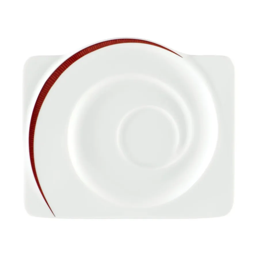 obrazek 1 Kwadratowy spodek z porcelany 19,5x16,5 cm - Seltmann Weiden
