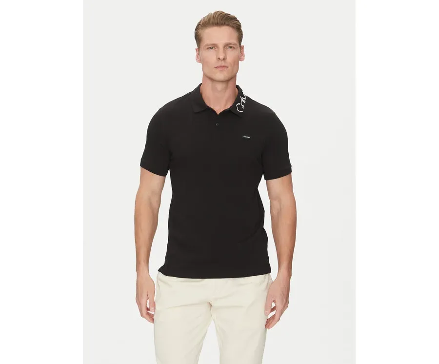 obrazek 1 Calvin Klein Polo K10K114474 Czarny Regular Fit