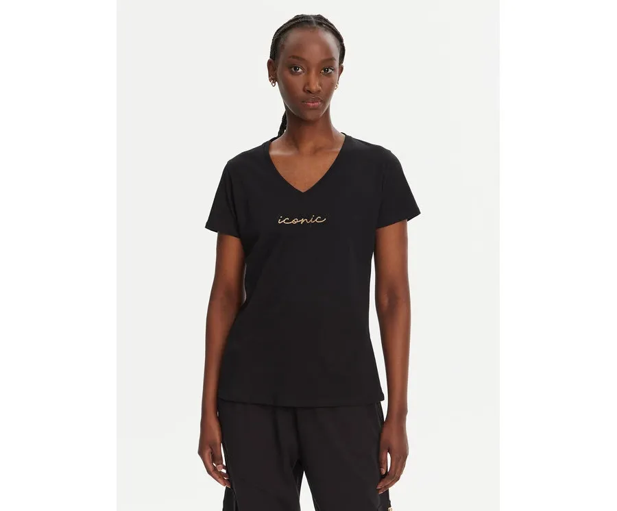 obrazek 1 Liu Jo Sport T-Shirt TA5179 J6040 Czarny Regular Fit