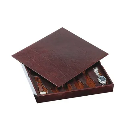 Zdjęcie Unikatowe kwadratowe pudełko na 12 zegarków