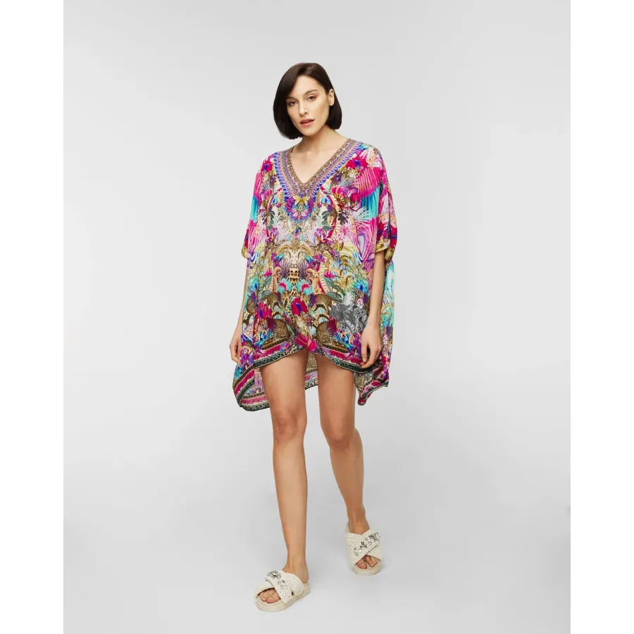 obrazek 1 Sukienka Camilla Rectangular V Neck Kaftan