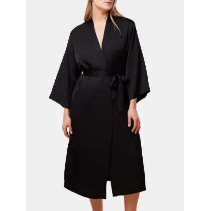Zdjęcie Triumph Szlafrok Robes Satin Robe 01 10216534 Czarny