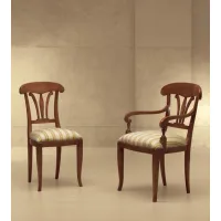 Picture Exclusive French-style chair and armchair for a unique living room - Morello Gianpaolo