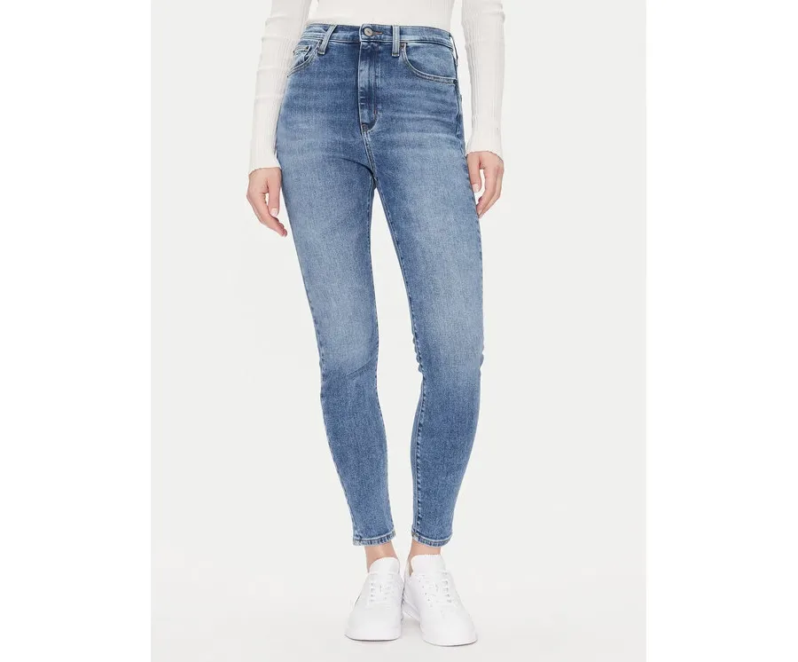 obrazek 1 Tommy Jeans Jeansy Sylvia Hgh Skn Bi0234 Co DW0DW20655 Niebieski Slim Fit