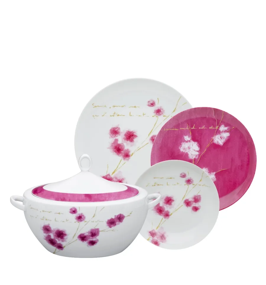 picture 1 A large 56-element dinner set from the Arigato collection inspired by oriental motives - Vista Alegre