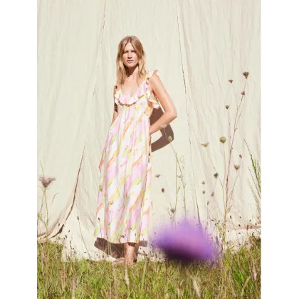 Zdjęcie Selected Femme Sukienka codzienna 16089827 Różowy Regular Fit