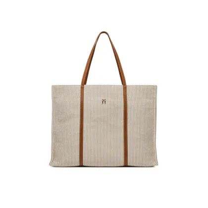 Zdjęcie Tommy Hilfiger Torebka Th Premium Beach Le Tote AW0AW17418 Beżowy