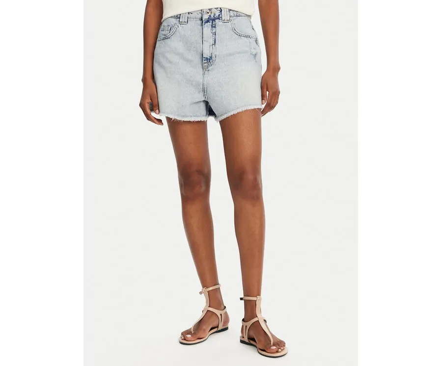 obrazek 1 Patrizia Pepe Szorty jeansowe 2P1692/D070-CA61 Niebieski Regular Fit