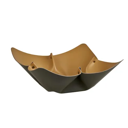 Zdjęcie Niepowtarzalna misa na owoce Ø45 cm w kolorze ciemnooliwkowym